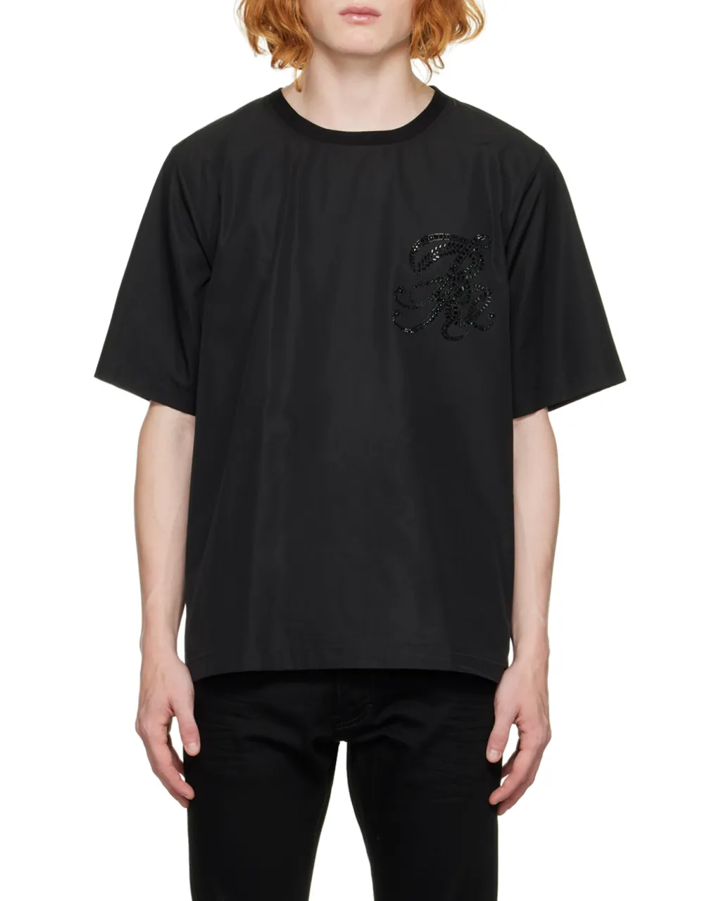Crystal-Embellished Logo T-Shirt