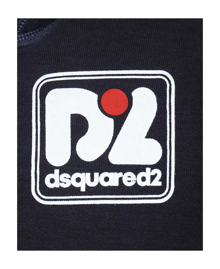 Logo-Print Zip-Up Hoodie