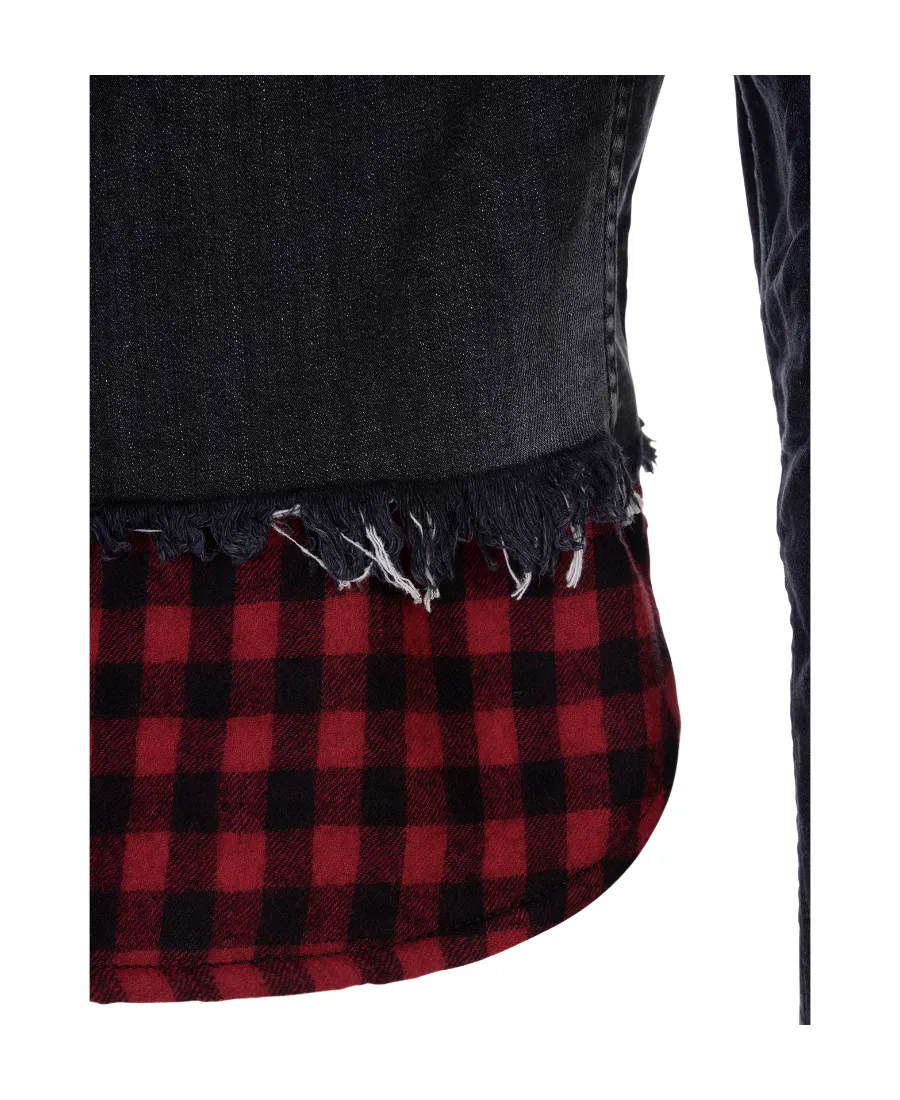 Panelled Button-Up Jacket