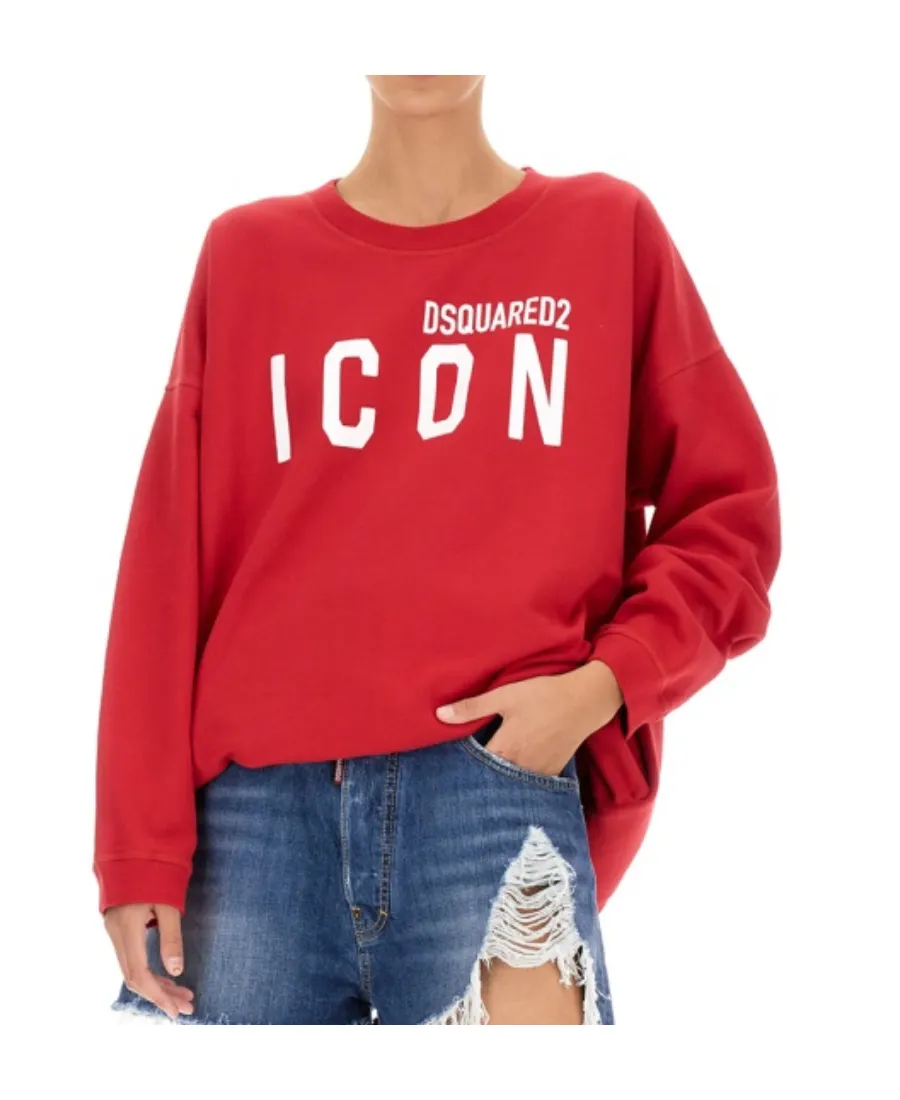 Logo Print Crewneck Sweater