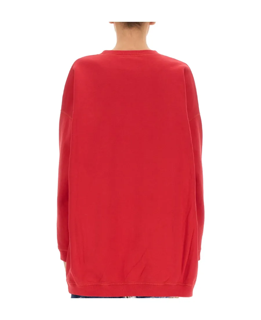 Logo Print Crewneck Sweater