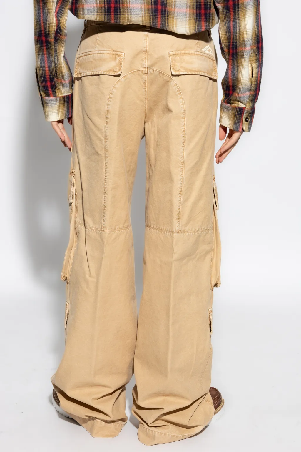 Logo Printed Cargo Trousers