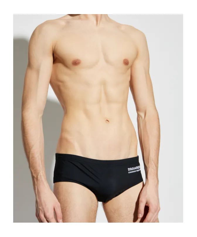 Logo-Printed Swim Briefs