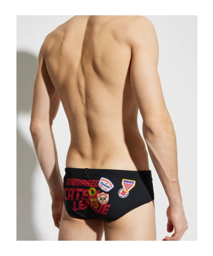 Logo-Printed Swim Briefs