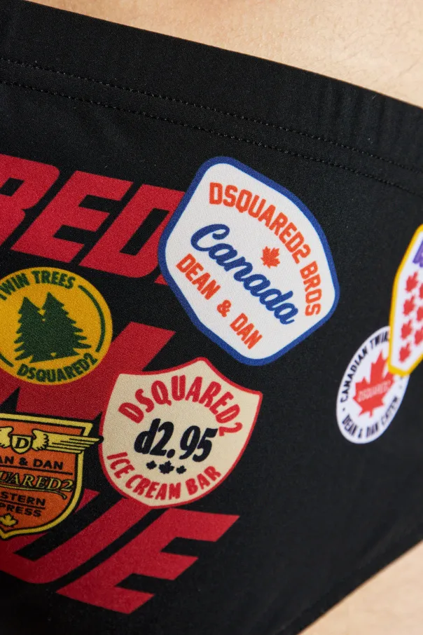 Logo-Printed Swim Briefs