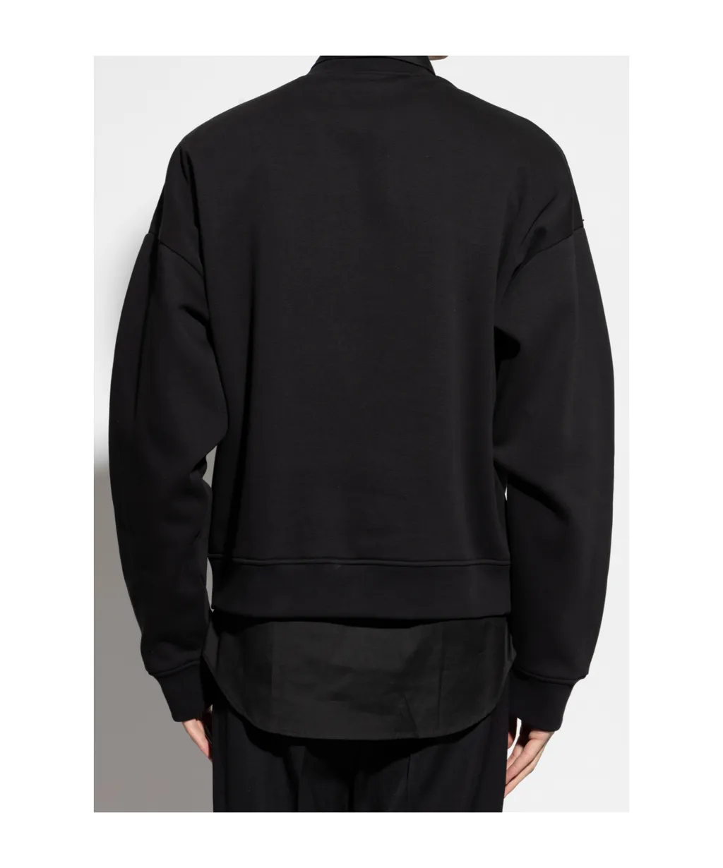 Sequin-Embellished Crewneck Sweatshirt