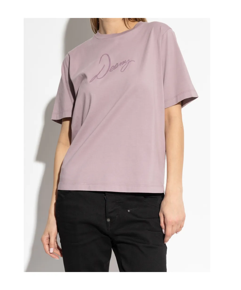 Logo Printed Short Sleeved T-Shirt