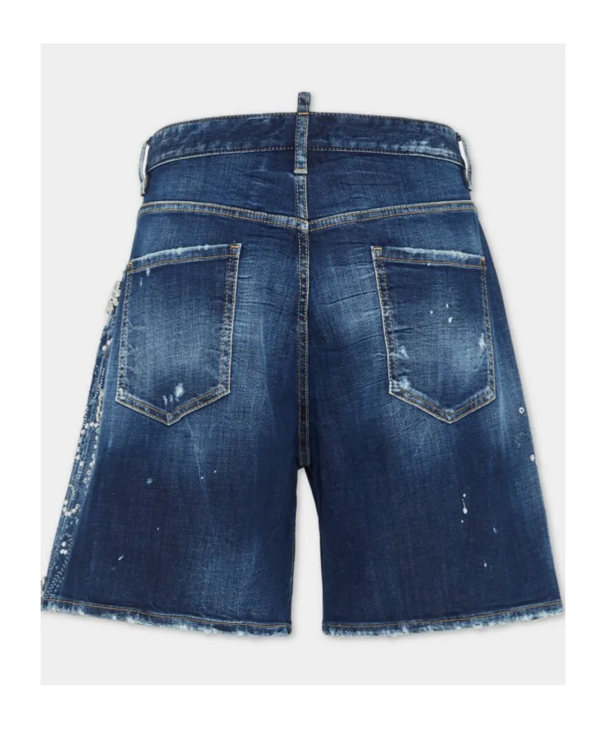 Dark Rodeo Wash Elastic Boxer Shorts