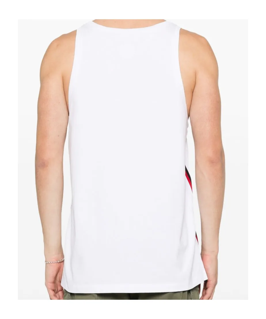Logo-Printed Round Neck Tank Top