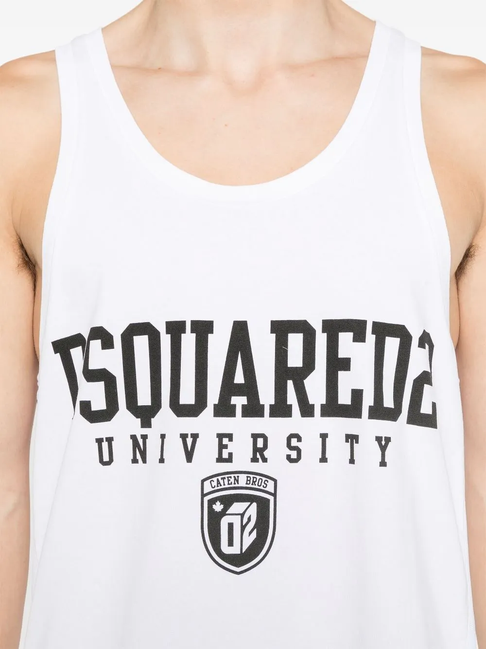 Logo-Printed Round Neck Tank Top