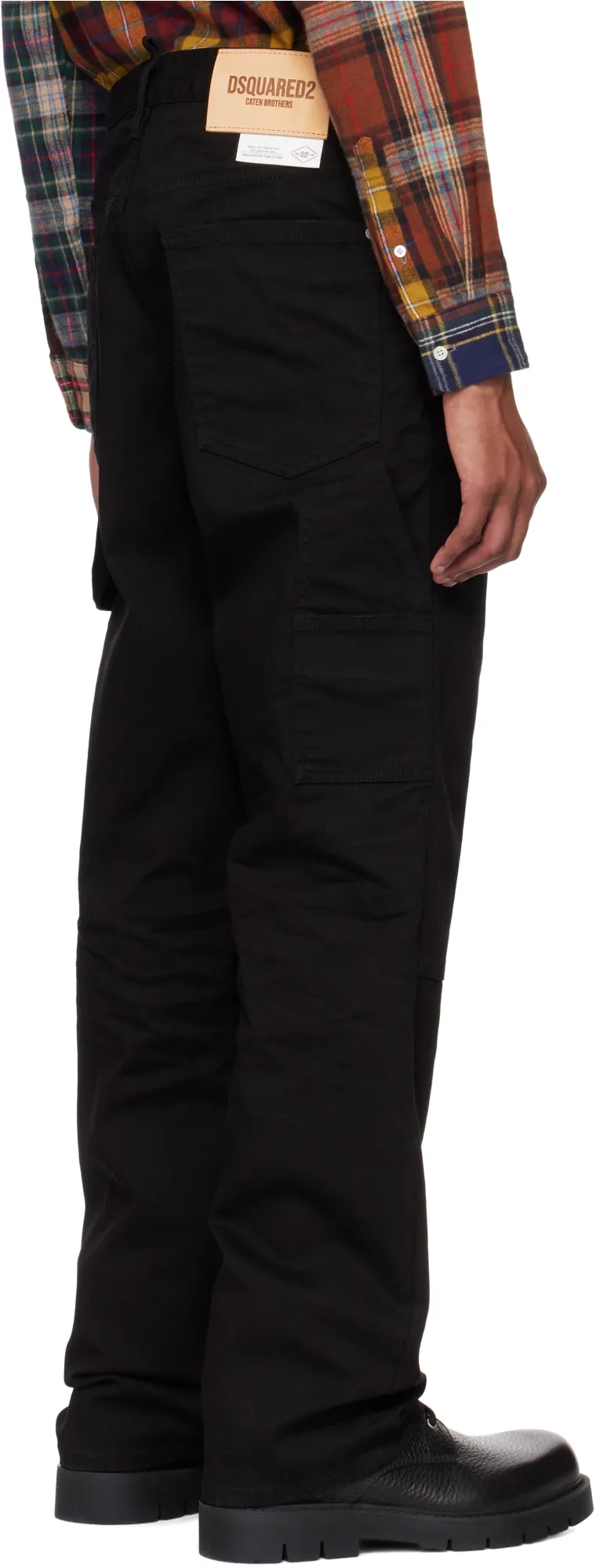 Straight-Leg Cargo Trousers
