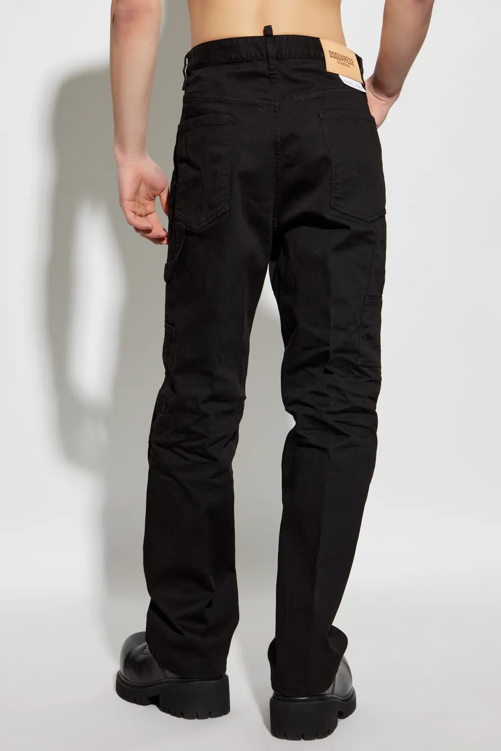 Straight-Leg Cargo Trousers