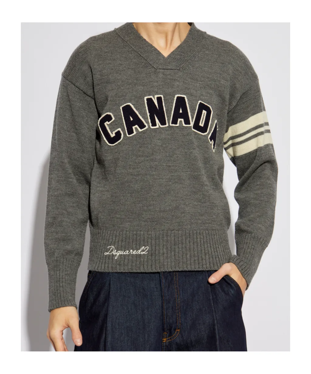 Canada College V-Neck Jumper