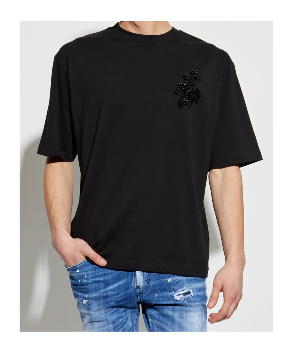 Embellished Crewneck T-Shirt
