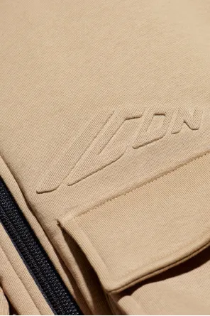 Logo Embossed Zipped Hoodie