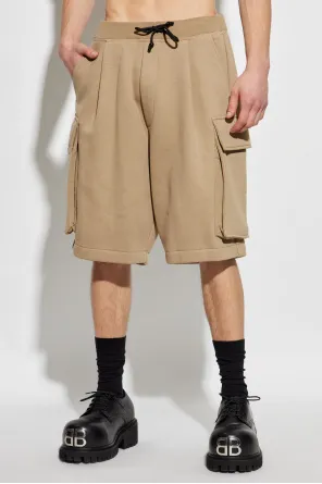 Drawstring Cargo Shorts