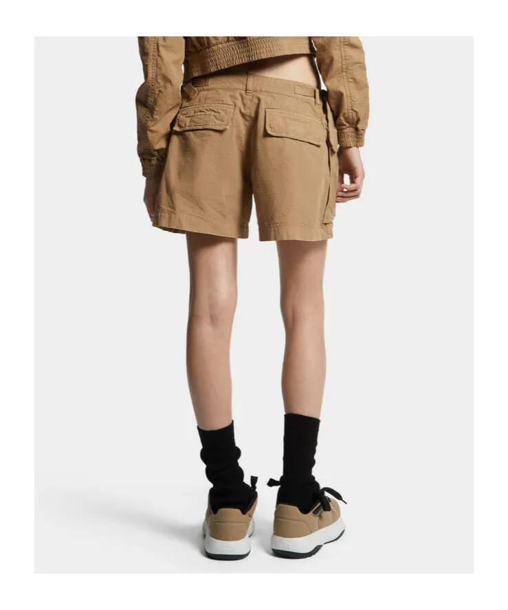 Icon-Printed Mid-Rise Cargo Shorts