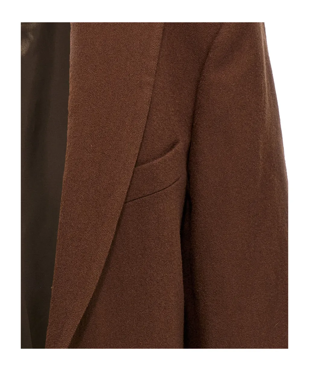 Long Sleeved Open-Front Blazer