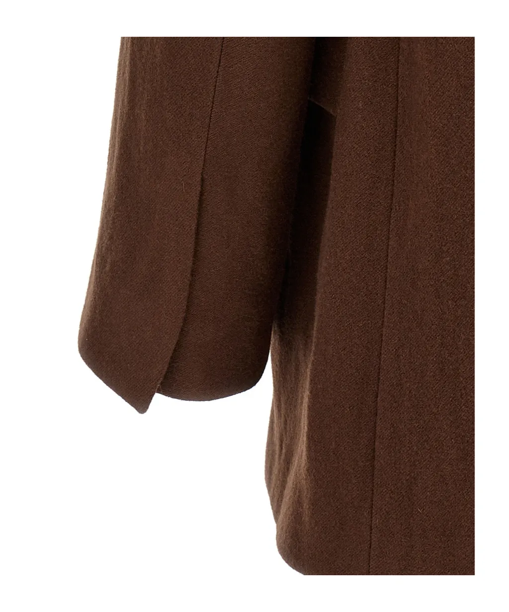 Long Sleeved Open-Front Blazer