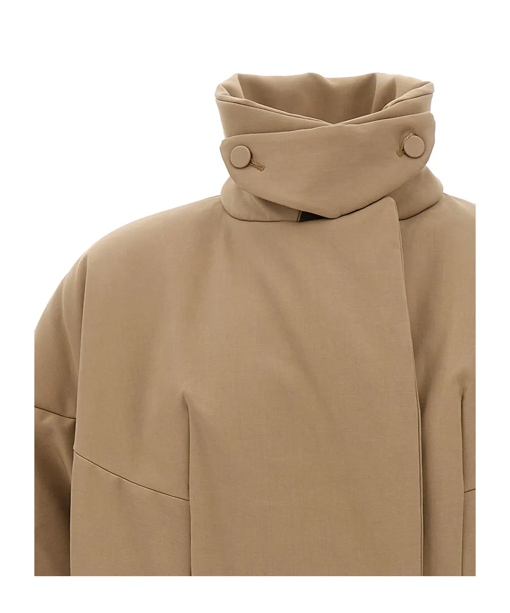 Roxana High-Neck Double Breasted Coat