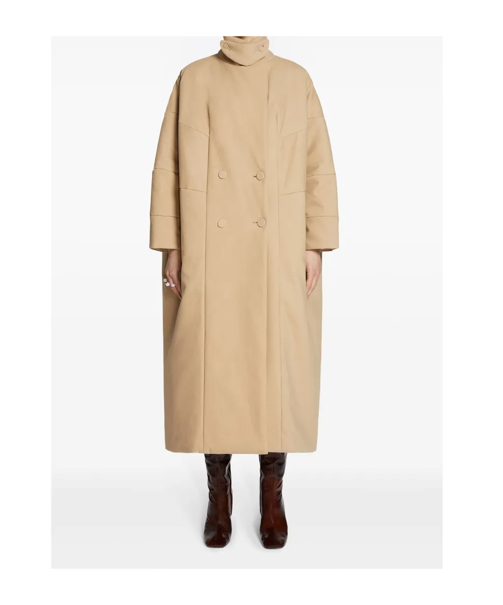 Roxana High-Neck Double Breasted Coat