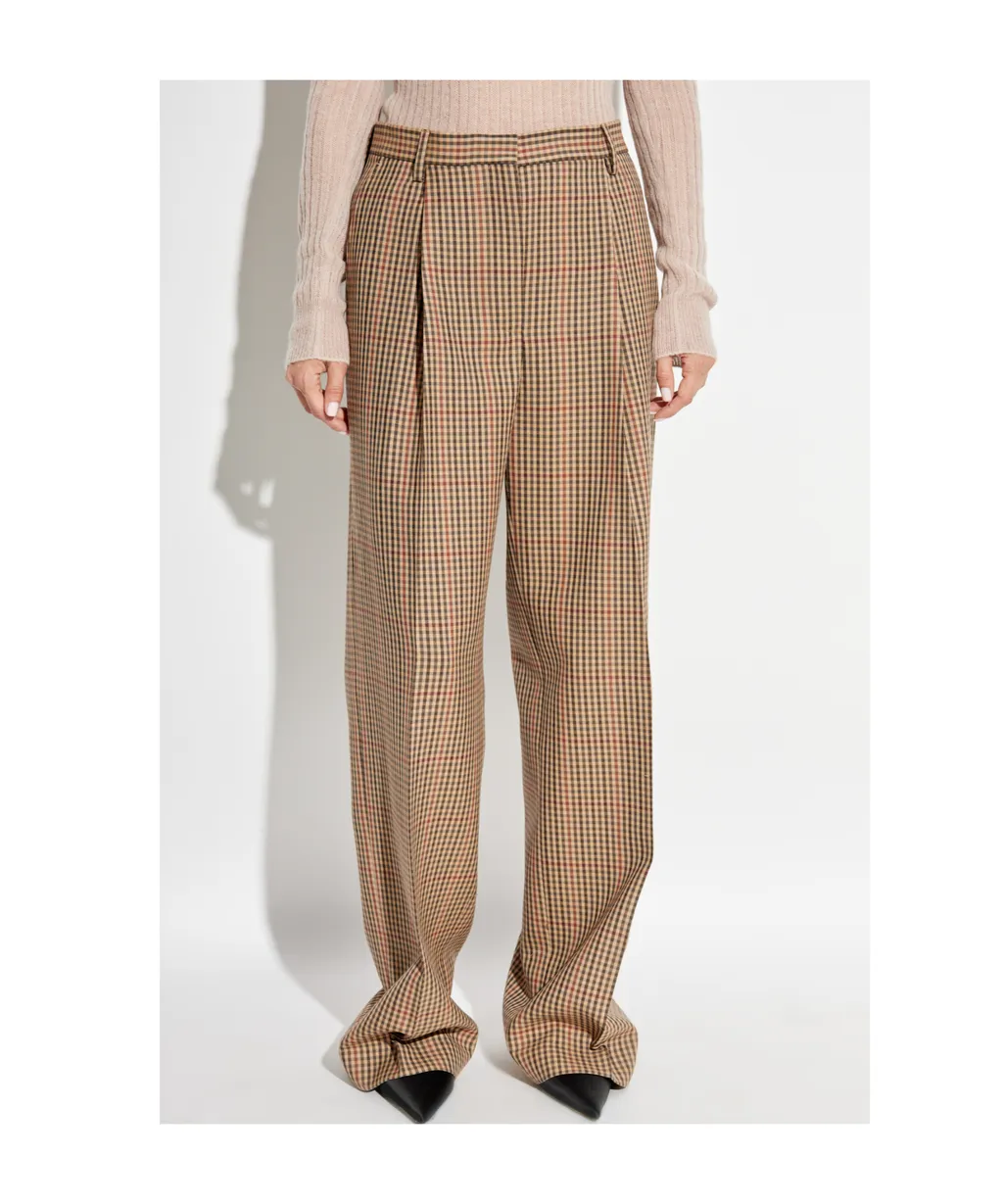Checked Pants