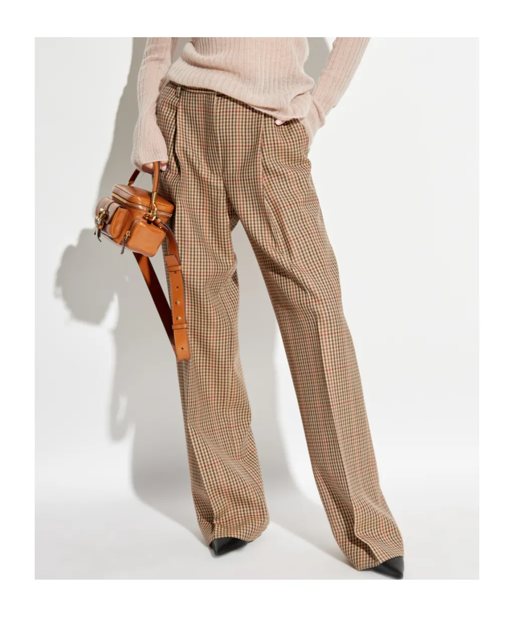 Checked Pants