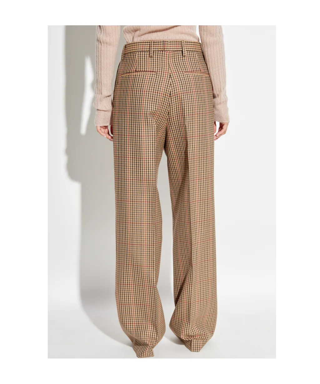 Checked Pants