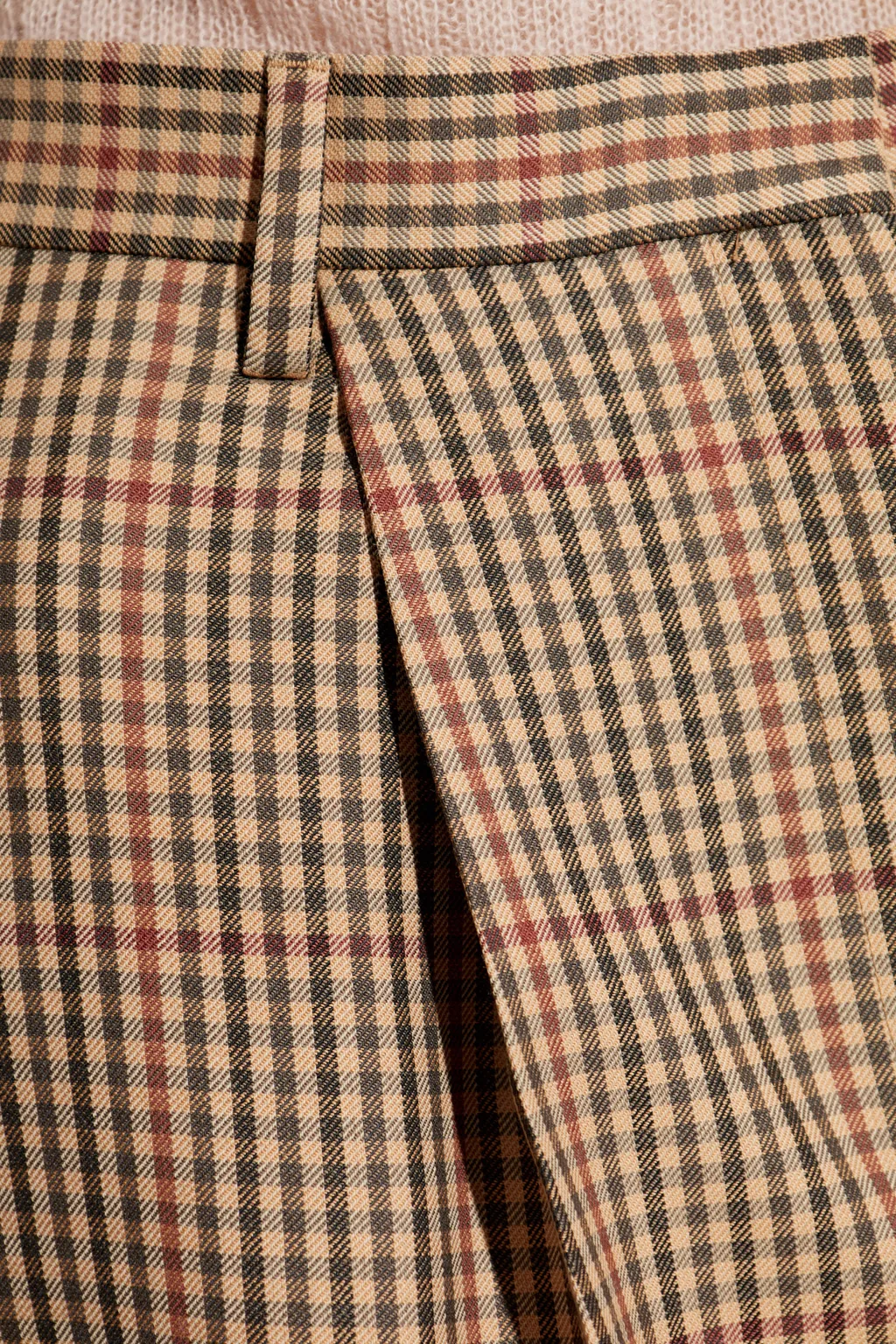 Checked Pants