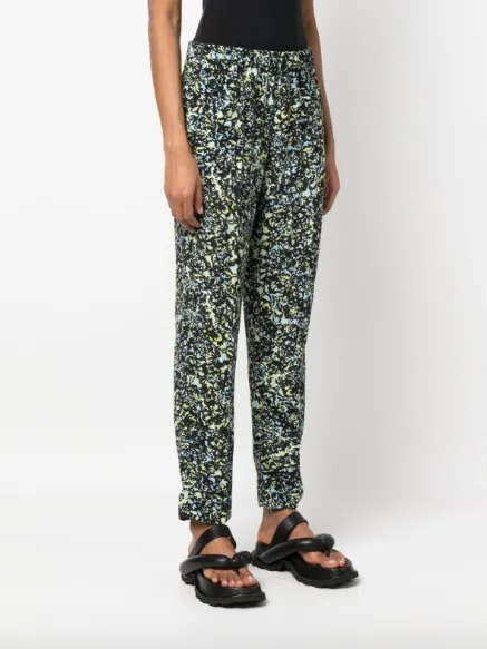Patterned Casual Pants