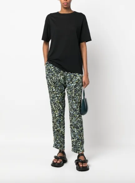 Patterned Casual Pants