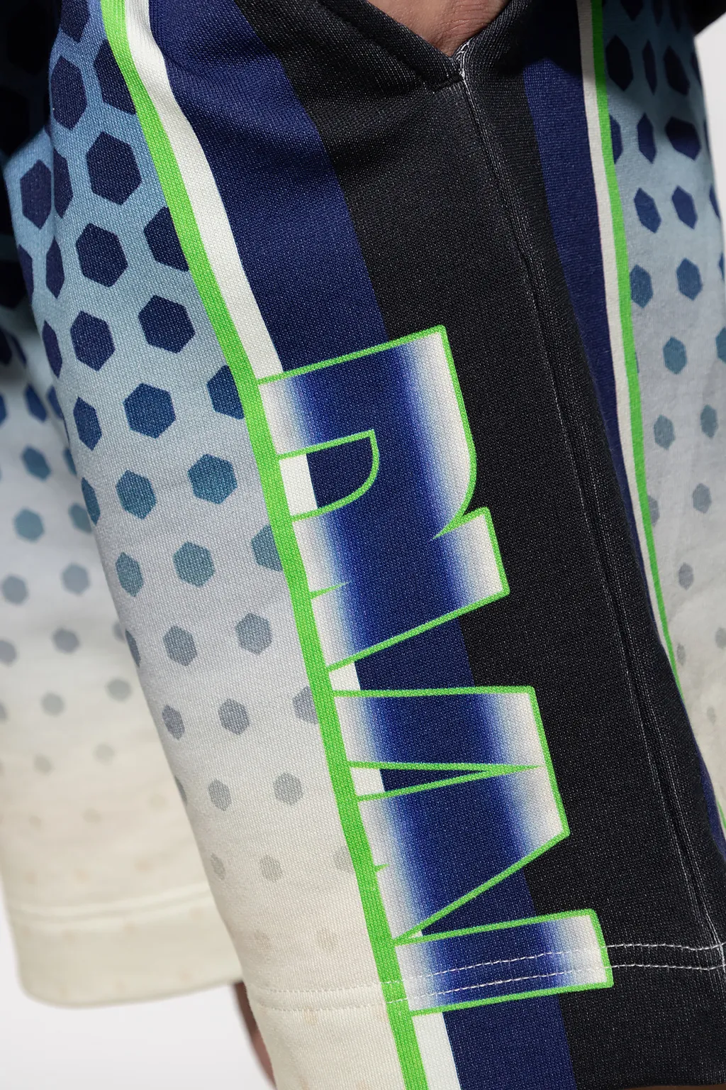 Graphic Printed Drawstring Shorts