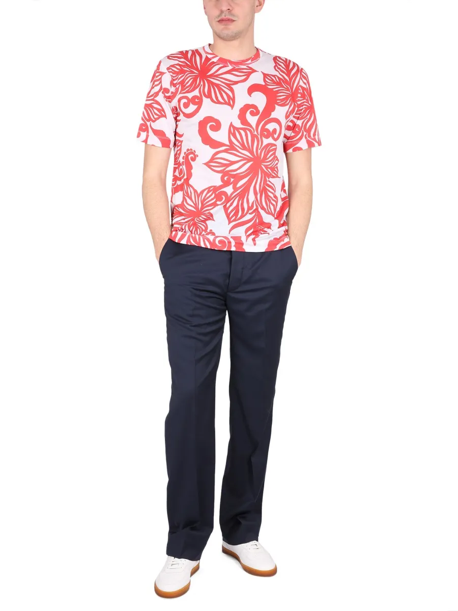 T-Shirt With Round Neck And Short Sleeves