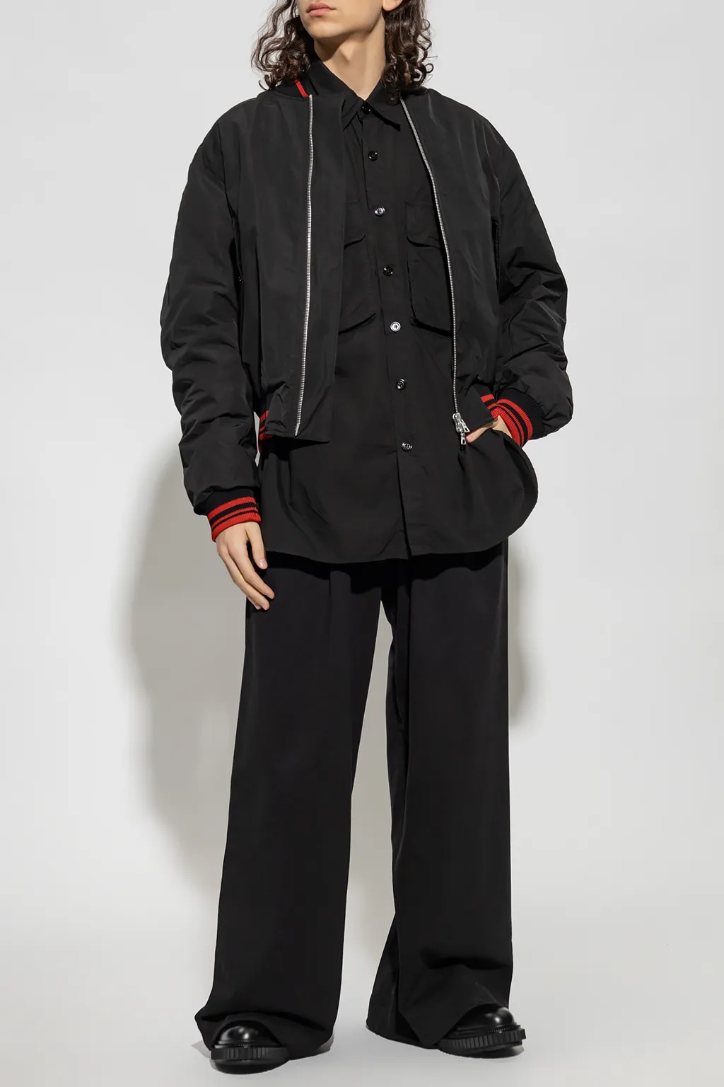 Standing Collar Casual Jacket