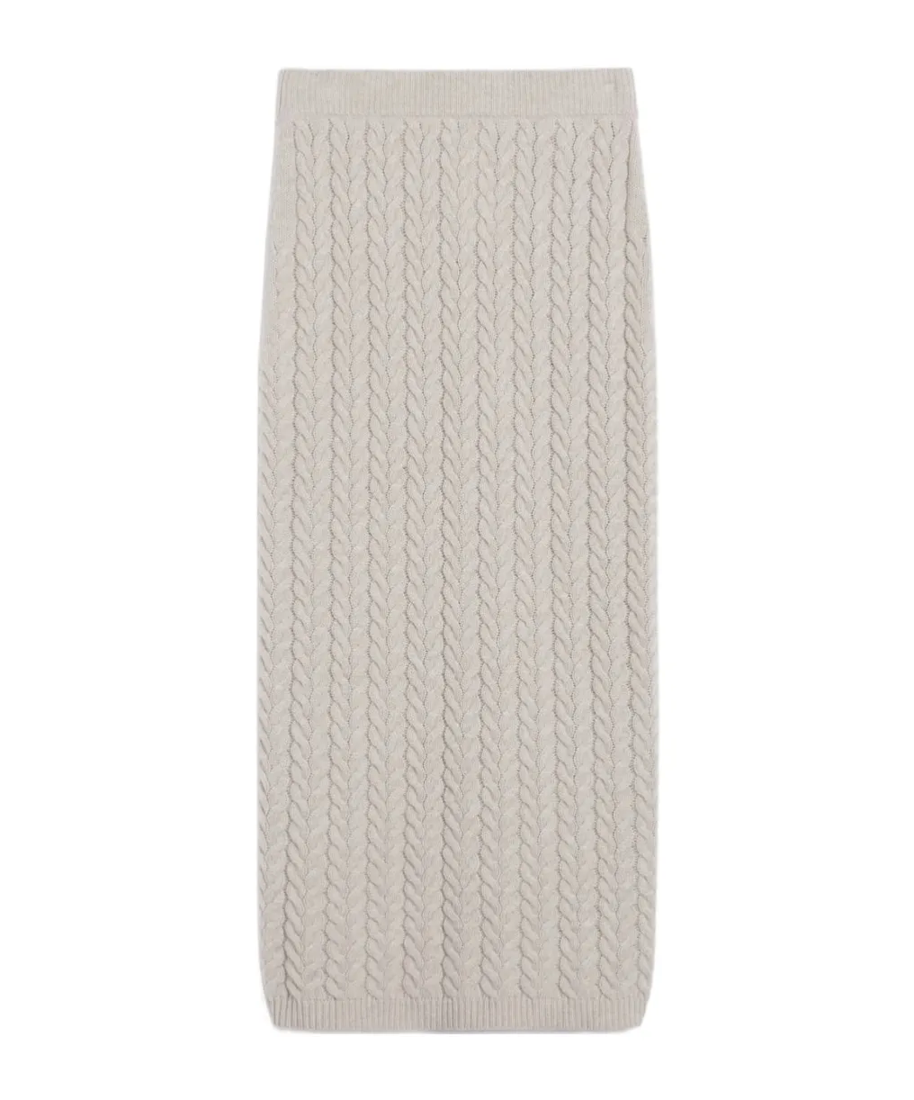Wool And Cashmere Pencil Skirt