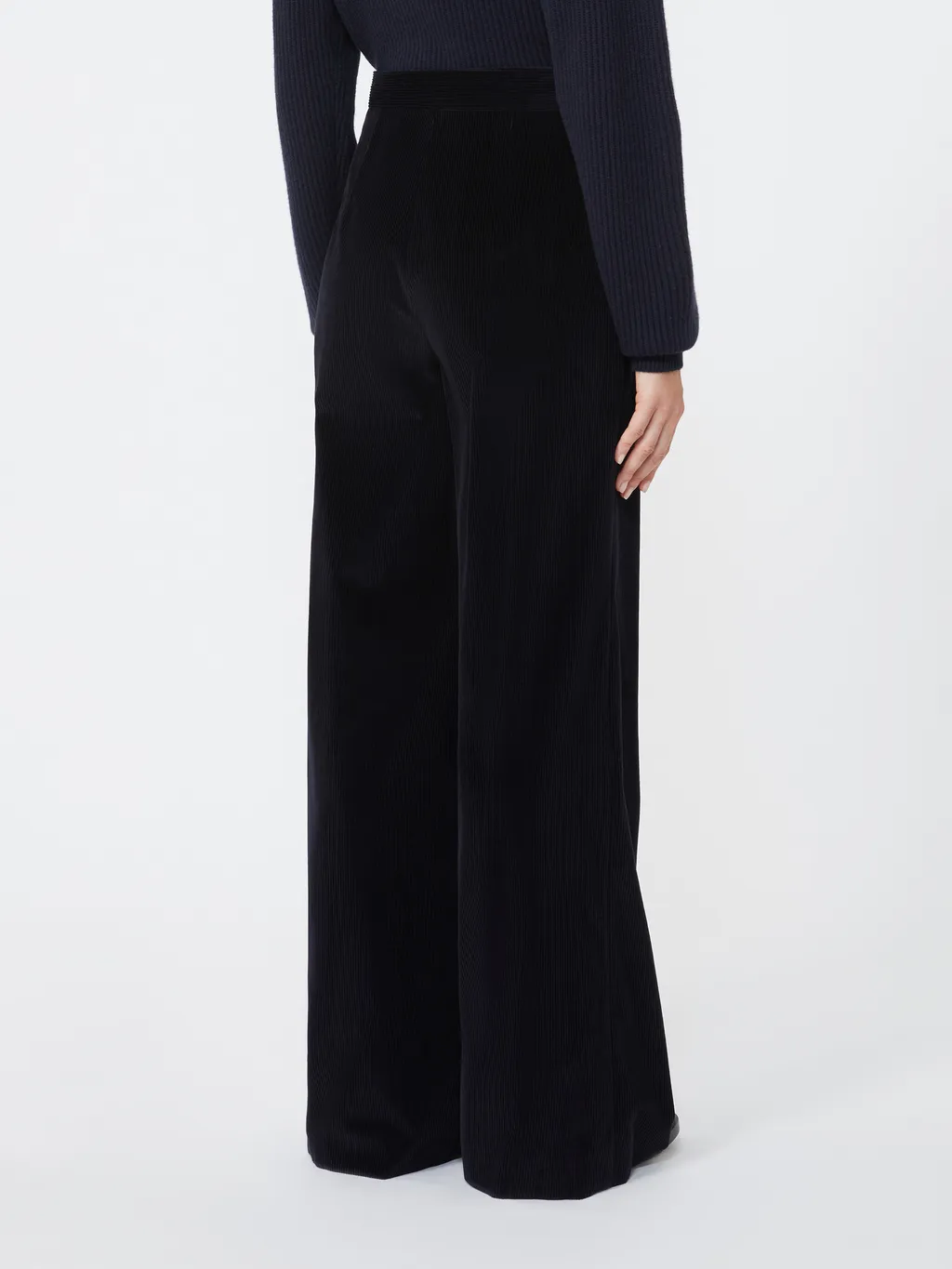 Flared Velvet Trousers