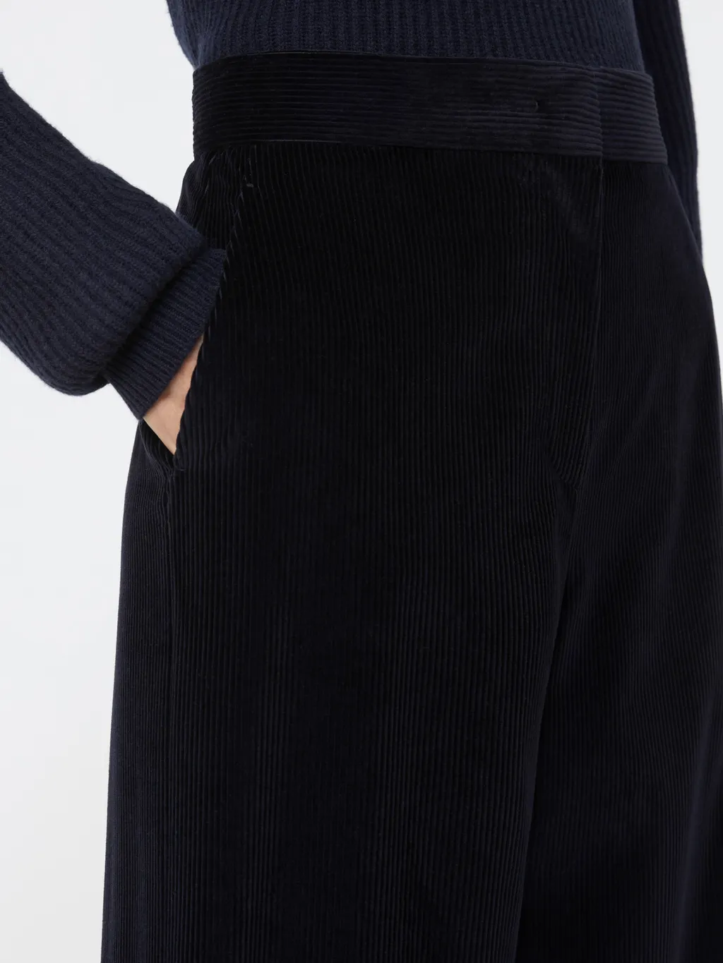 Flared Velvet Trousers