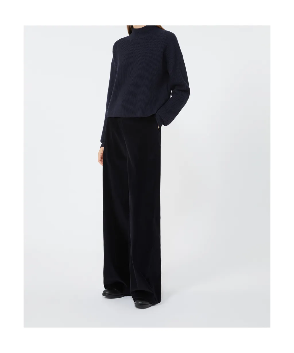 Flared Velvet Trousers
