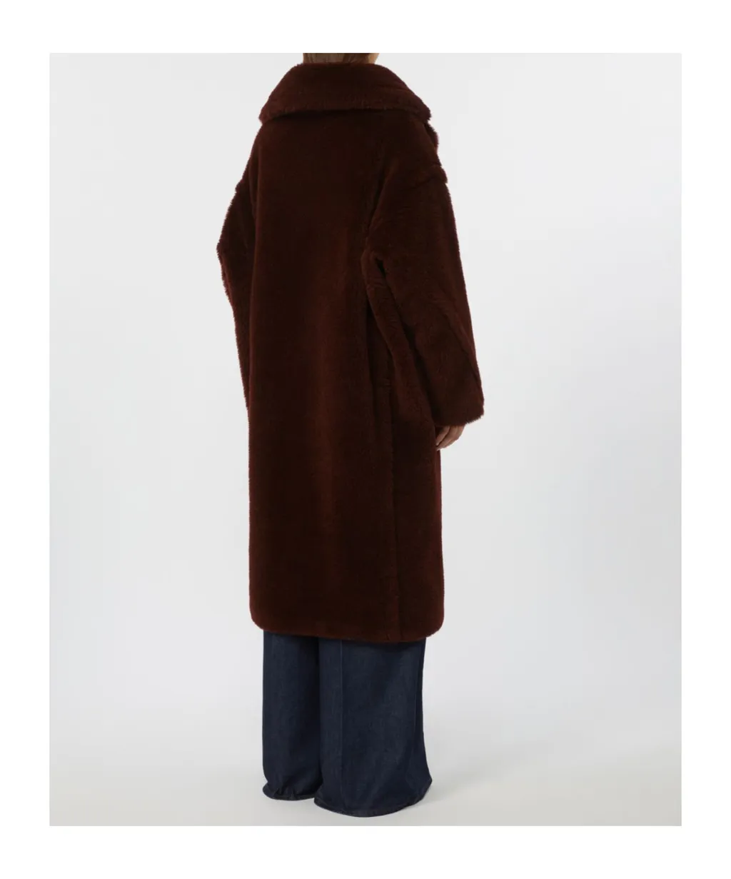 Teddy Bear Icon Coat In Alpaca And Wool
