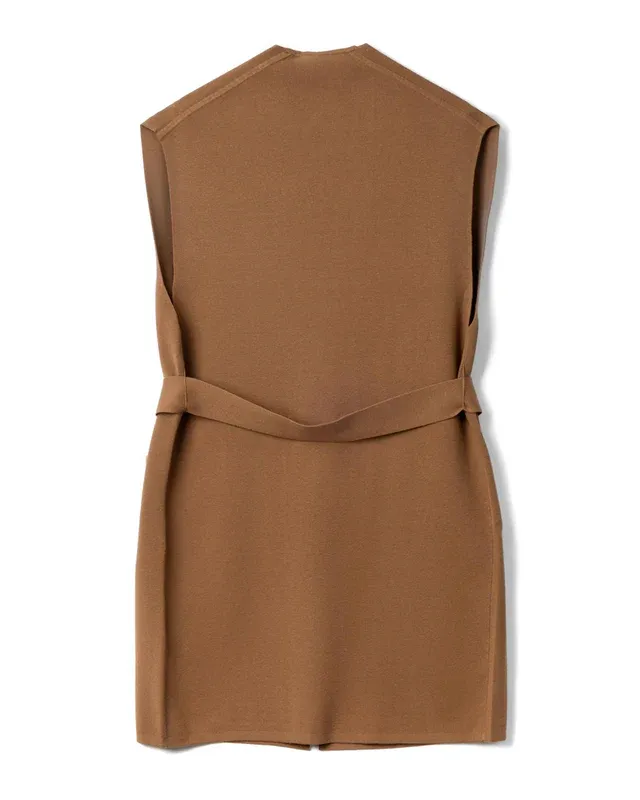 V-Neck Sleeveless Sweater
