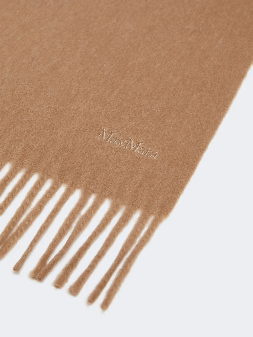 Embroidered Wool Scarf