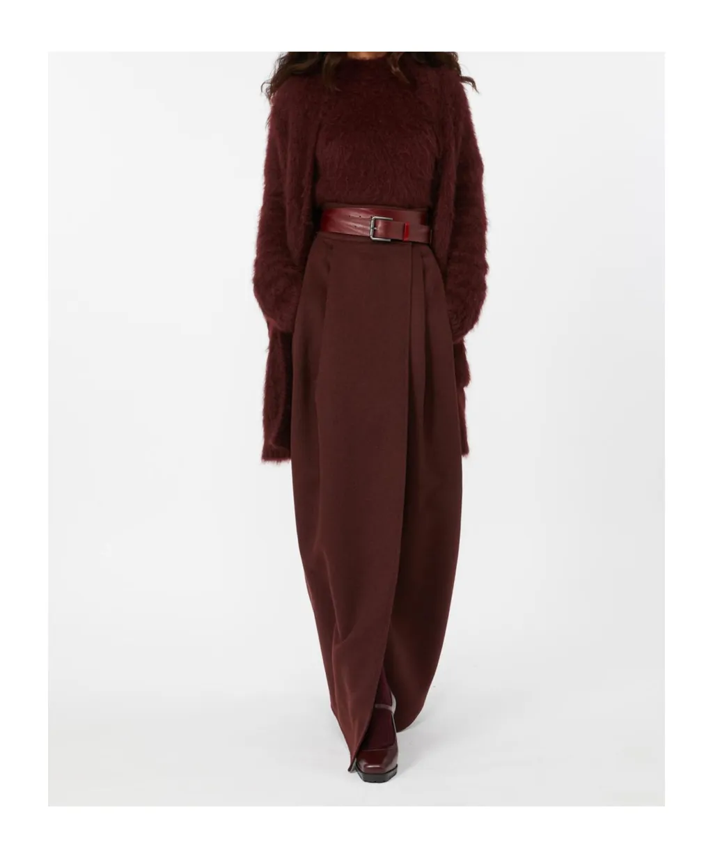 Zattera Pleated Maxi Skirt