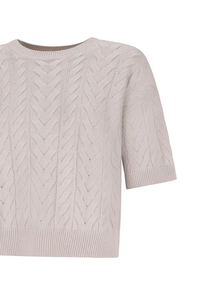 Short-Sleeved Sweater
