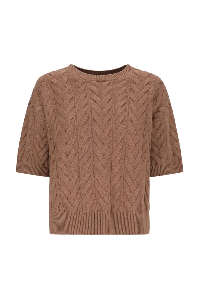Short-Sleeved Sweater