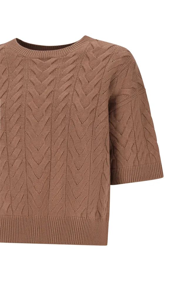 Short-Sleeved Sweater
