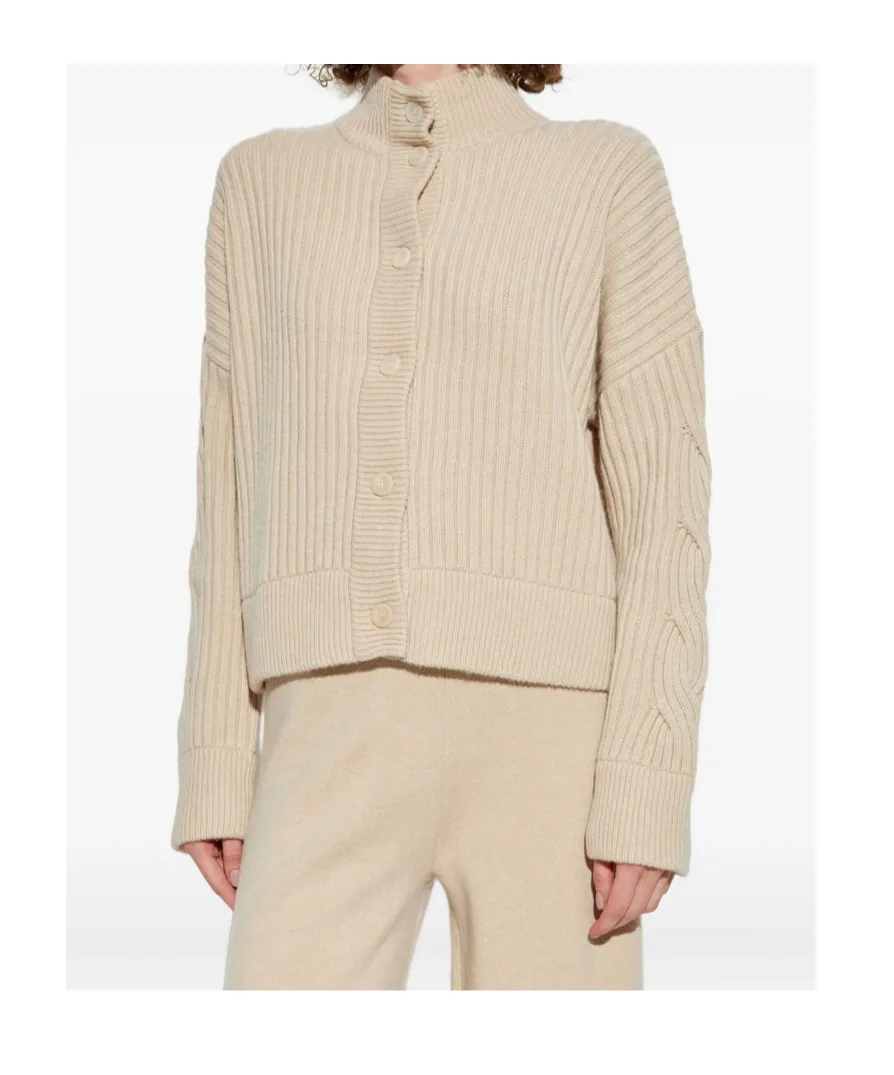Long-Sleeved Sweater Jacket