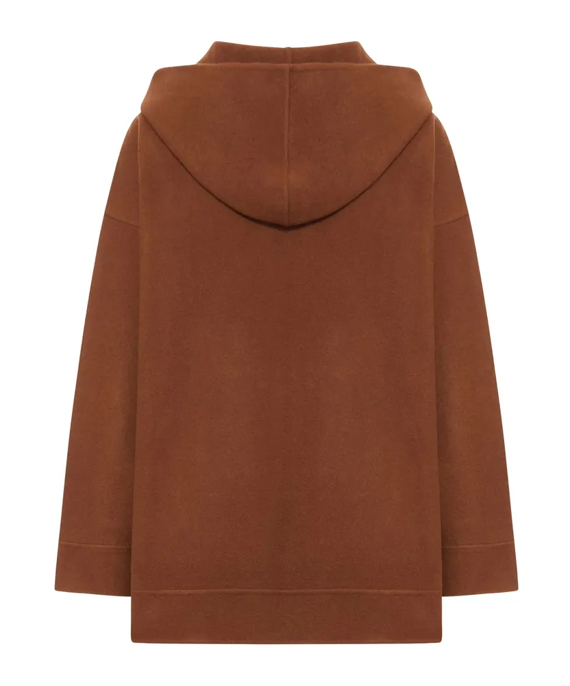 Long-Sleeved Sweatshirt Jacket