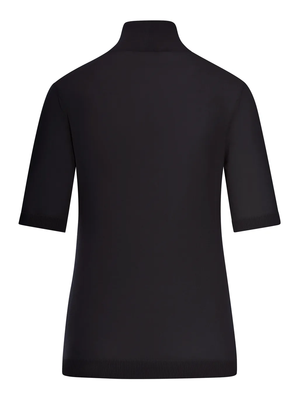 Short-Sleeved Knitted Pullover