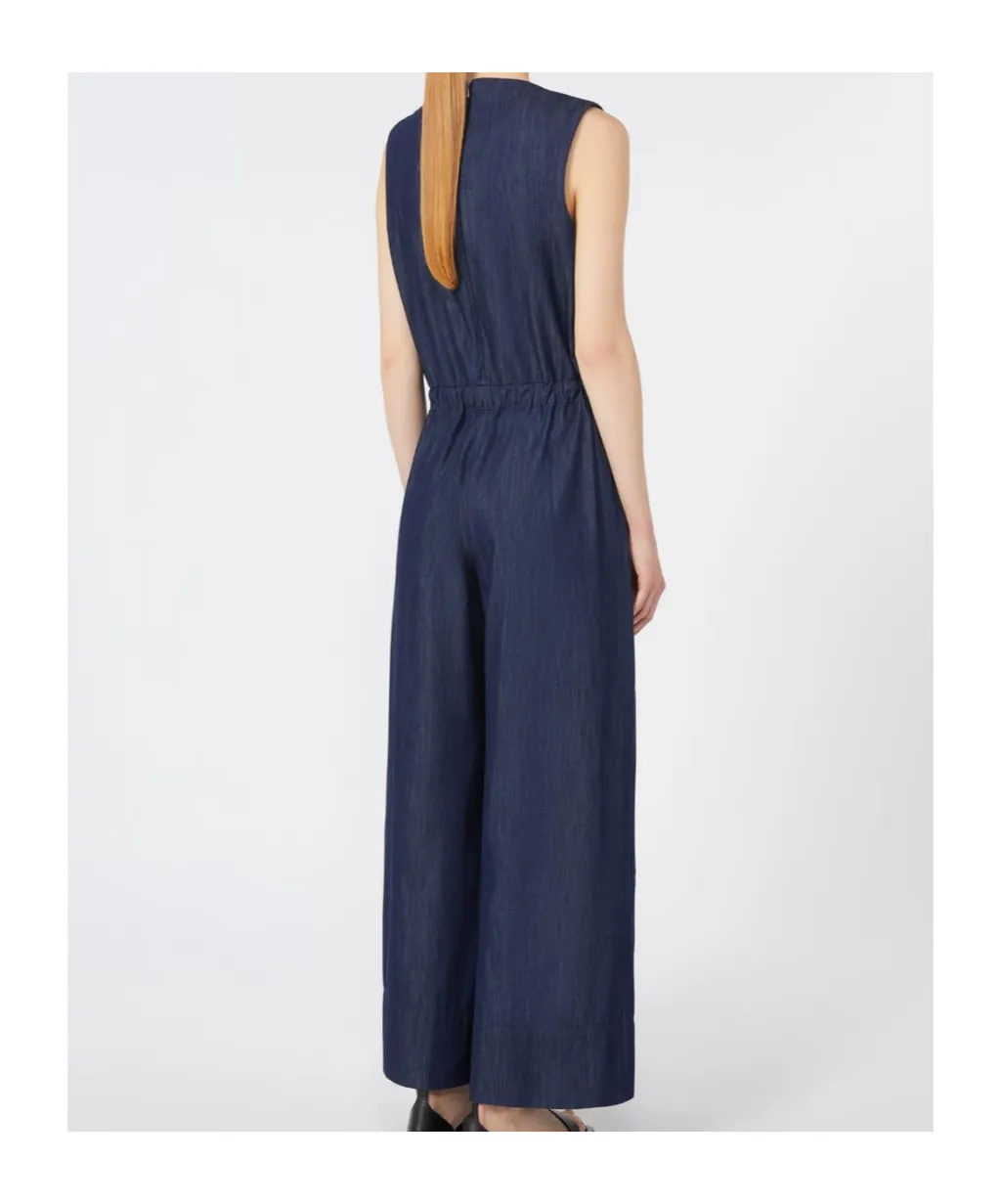 Cotton Denim Jumpsuit