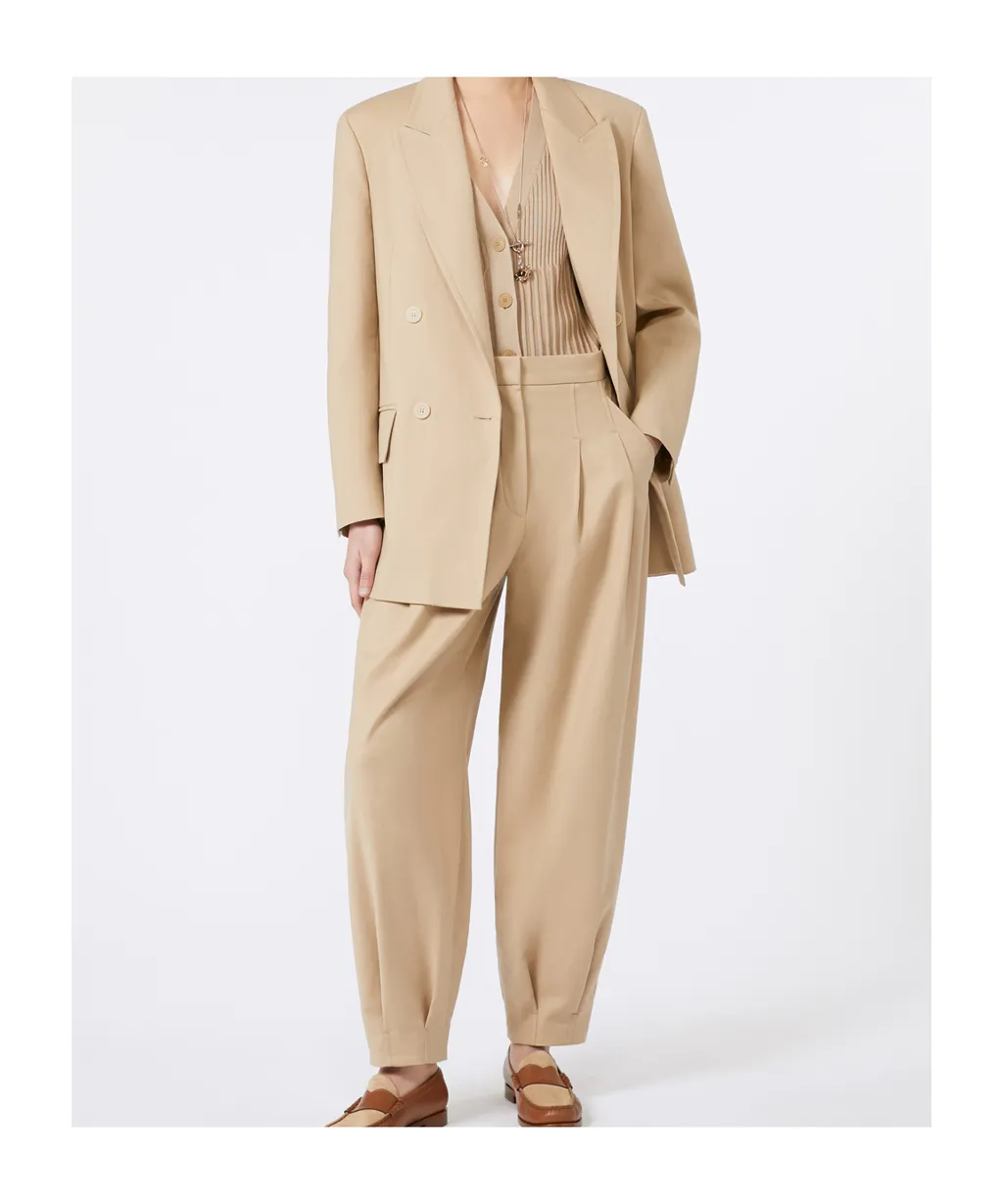Cotton Canvas Trousers